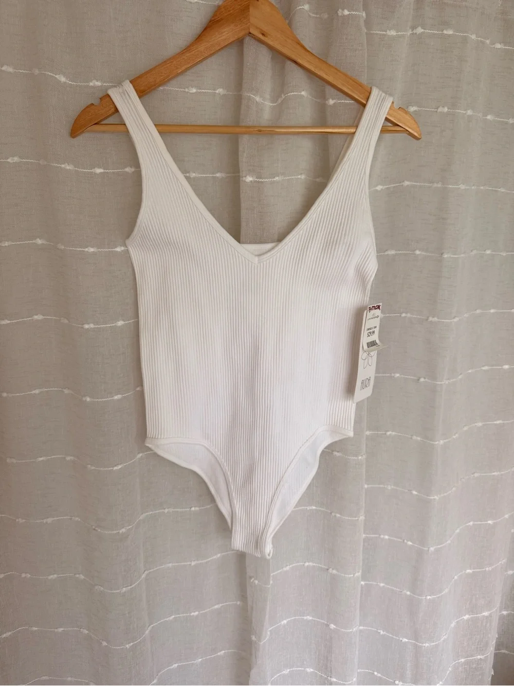 Ribbed One-Piece Bodysuit Set (Multiple)